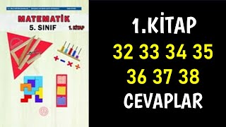 5Sınıf Matematik Ders Kitabı Sayfa 32 33 34 35 36 37 38 Cevaplar Çözümler [upl. by Nauquf745]