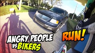 Stupid Angry People Vs Bikers 2024  Angry Man Chases Motorcycle [upl. by Harle]