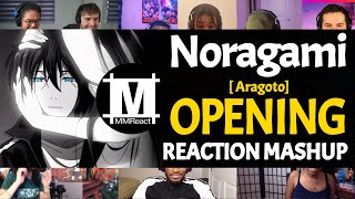 Noragami Opening 2  Reaction Mashup [upl. by Alebasi100]