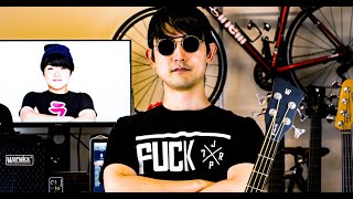 やばいクレーマーのSUSURU TV（本人ver）の（Bass Cover） [upl. by Tybi]