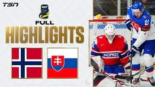 Norway vs Slovakia FULL HIGHLIGHTS  2024 World Junior Championship [upl. by Rillis]