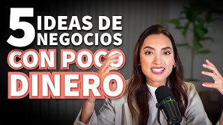 5 IDEAS DE NEGOCIO MUY RENTABLES 💰 ¡CON POCO DINERO  Tati Uribe [upl. by Ailyn]