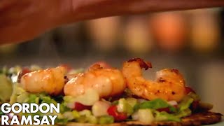 Gordon Ramsays Prawn Tostadas [upl. by Aelc]