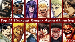 Top 35 Strongest Kengan Ashura Fighters [upl. by Ahsemac162]