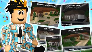 buying all the bloxburg STARTER HOUSES and making fun of them oh my [upl. by Filip134]