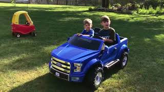 FORD F150 Powerwheels Review [upl. by Ycnay]