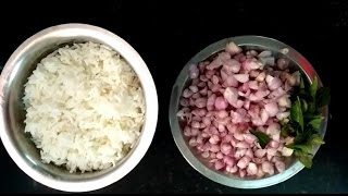 Vengaya sadham\Onion rice in Tamil with subtitles  வெங்காய சாதம்  Variety rice recipe [upl. by Esilana943]