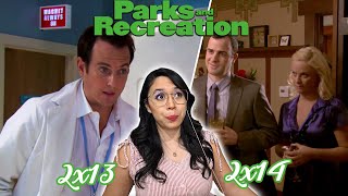 Parks and Recreation  REACTION  2x13 amp 2x14 [upl. by Noreg]