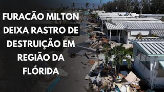 CENAS INÉDITAS DA DEVASTAÇÃO DO FURACÃO MILTON NA FLÓRIDA hurricanemilton furacaomilton furacao [upl. by Melisande]