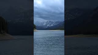 Lower Kananaskis Lake Alberta 🇨🇦 Most beautiful places on Earth nature alberta shorts [upl. by Laamak]