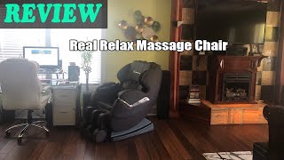 Review Real Relax Massage Chair 2022  Full Body Zero Gravity Shiatsu Massage Recliner [upl. by Philender]