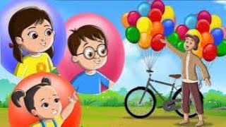 Gubbare Wala  गुब्बारे वाला  Kids Hindi Rhyme  Hindi Nursery Song  Kids Rhymes [upl. by Evadnee]