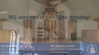 Dorpskerk Morgendienst wijk 1 zondag 13 oktober 2024 930 uur [upl. by Nellir]