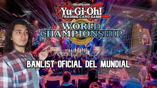 YuGiOh World Championship 2024 Banlist  Lista Completa [upl. by Dusa]