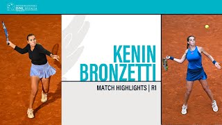 Sofia Kenin  Lucia Bronzetti  ROME R128  Match Highlights IBI24 [upl. by Venus]