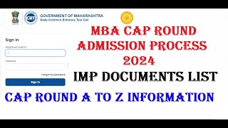 MBA Cap round form filling 2024 I MBA Documents List ✅ mba cet result 2024 mbacet2024 [upl. by Eila]