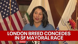 Mayor London Breed concedes race to Daniel Lurie  KTVU [upl. by Xuaegram]