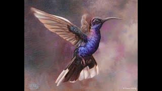 OIL PAINTING  Hummingbird timelapse [upl. by Hares]