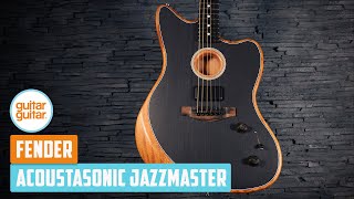 We try the NEW Fender Acoustasonic Jazzmaster  Is this the most versatile hybrid yet 🤔 [upl. by Eirameinna]