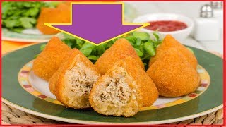 Como Fazer Coxinha Fitness  Receita Super Facil [upl. by Charo475]