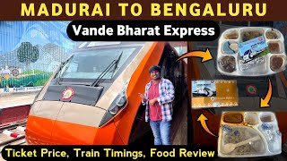 Madurai Bangalore Vande Bharat Express  Bengaluru Vande Bharat Express  Madurai Vande Bharat [upl. by Belshin]