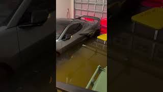 flooded corvette car carshorts corvette viralvideo shorts [upl. by Bernetta]