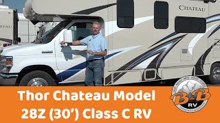 Thor Chateau Model 28Z 30’ Class C RV Walkthrough [upl. by Carlota56]