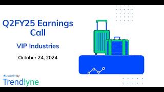 VIP Industries Earnings Call for Q2FY25 [upl. by Adnalra651]