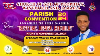 Westmoreland Biennial Parish Convention 2024  Night 1 [upl. by Salohcim]