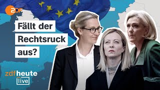 Europawahl 2024 Analysen zur politischen Stimmung in Deutschland und Nachbarländern  ZDFheute live [upl. by Iggie]