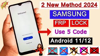 Samsung A02sA03sA10sA20sA21sA30s Frp Bypass🔥 Android 1112  Without PC Google Account Bypass [upl. by Jegger]