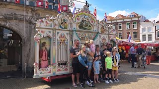 Draaiorgel quotDe Lekkerkerkerquot op de Kaasmarkt van Gouda  donderdag 2 juni 2022 [upl. by Isayg]