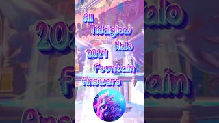 All Royal Reef Tidalglow Halo 2024 Fountain Answers 🪸 royalehigh roblox viral fyp [upl. by Armallas]