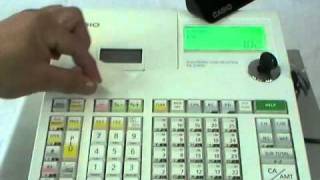 Casio SES300 how to do a basic transaction [upl. by Tikna]