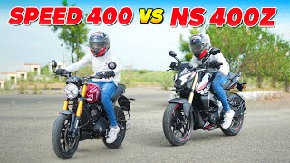 City Usageக்கு எந்த 400cc Bike Set ஆகும்   Pulsar NS400z vs Speed 400 in tamil [upl. by Mayberry]