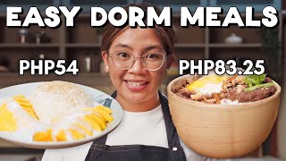 RICE COOKER MEALS ON A STUDENT BUDGET with Abi Marquez [upl. by Vevina]