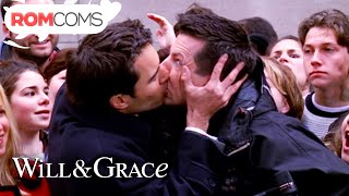 Will and Jacks Momentous Kiss  Will amp Grace  RomComs [upl. by Eatnuhs]