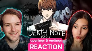 Death Note  All Openings and Endings REACTION [upl. by Ariamo355]