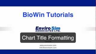 BioWin Chart Title Formatting [upl. by Refinney265]