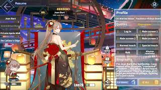 Azur Lane Jean Bart L2D Skin 舶刀Première neige Black Friday Akashis Fire Sale 2021 [upl. by Hawthorn939]