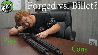 Billet vs Forged AR15 Upper Receiver Comparison Pros and Cons and Test Firing [upl. by Ltsyrk367]