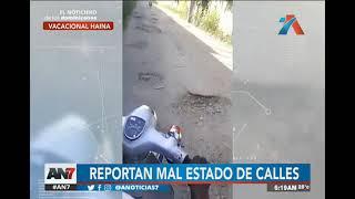 Vacacional Haina Reportan mal estado de calles [upl. by Arleta]