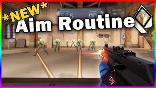 THE SECRET VALORANT WARMUP routine  Get Radiant Aim [upl. by Katine]