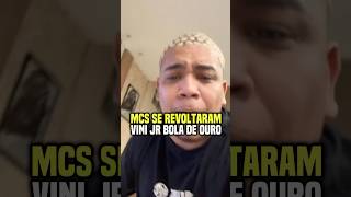 Mcs que se revoltaram com Vini Jr na bola de ouro😱 vinijr trapbr mcpoze funkbrasil [upl. by Eahsram]