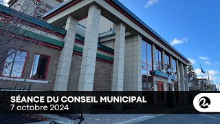 20241007 conseil municipal de RouynNoranda [upl. by Pandolfi445]