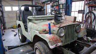 1955 Willys CJ5 New Springs [upl. by Sivad971]