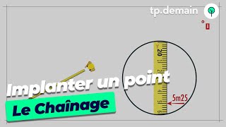 Chaînage en Travaux Publics  Implanter Efficacement un Point [upl. by Connors337]