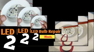 Repair led bulb in 2 minutes Led bulb repair totkay [upl. by Palladin801]