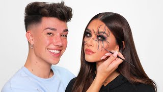 Doing Madison Beers Halloween Makeup [upl. by Ssegrub]