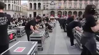 Milano  Protesta dei lavoratori dello spettacolo 101020 [upl. by Zetneuq]